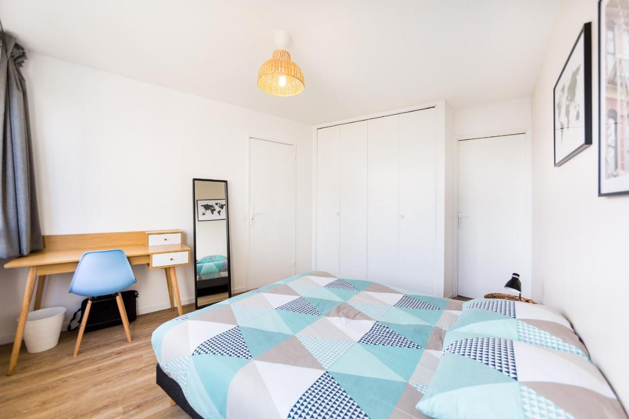 Splendide Appartement Rennes Centre + Parking Exterior foto